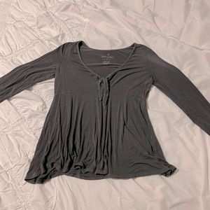 American Eagle Flow Knot Top